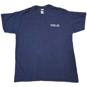 Dover AFB T Shirt Mens Gildan Ultra‎ Cotton Military Air Force Base Large
(H)